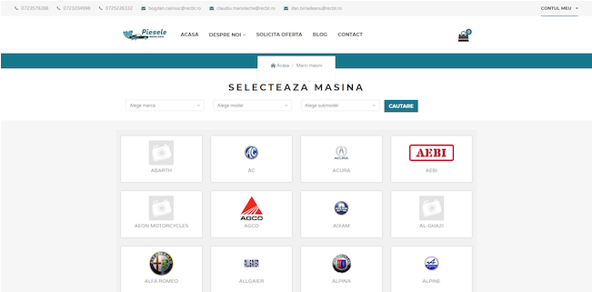Website Link - Http - //piesele-auto - Com/ (650x750), Png Download