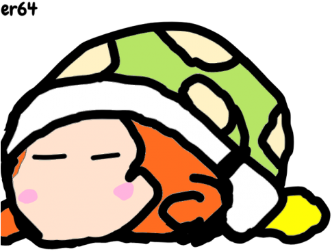Kirby Clipart Sleepy (640x480), Png Download