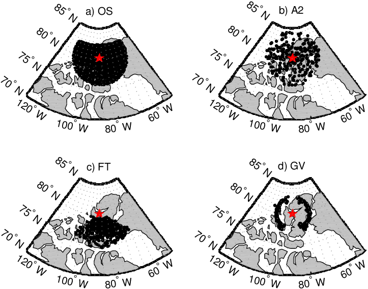 Location Of Ozone Air Mass Sampled By All Osiris Scans (723x568), Png Download
