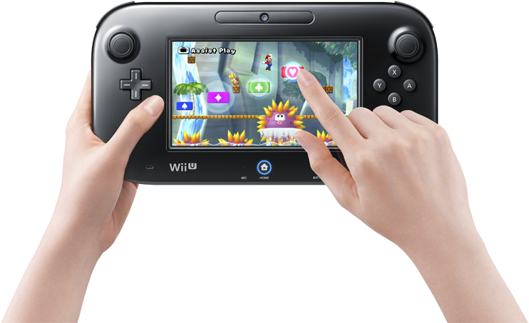 Nintendo Wii U Gamepad Png (780x484), Png Download