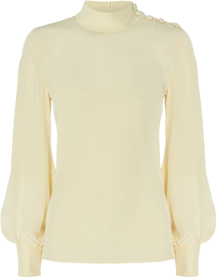 Georgie Blouse - Buttercup (600x760), Png Download