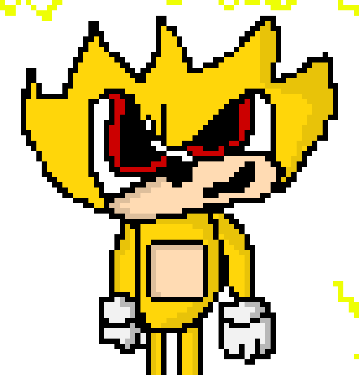 Super Sonic (1173x1224), Png Download