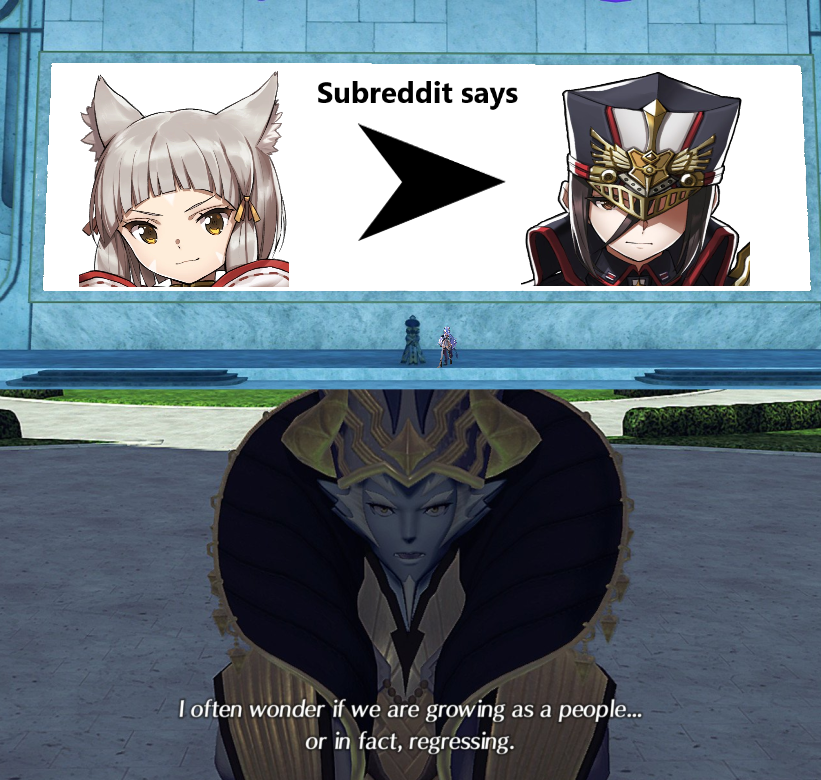 Xenoblade 2 Spoilerswhen I See These 'best Girl' Posts (821x780), Png Download