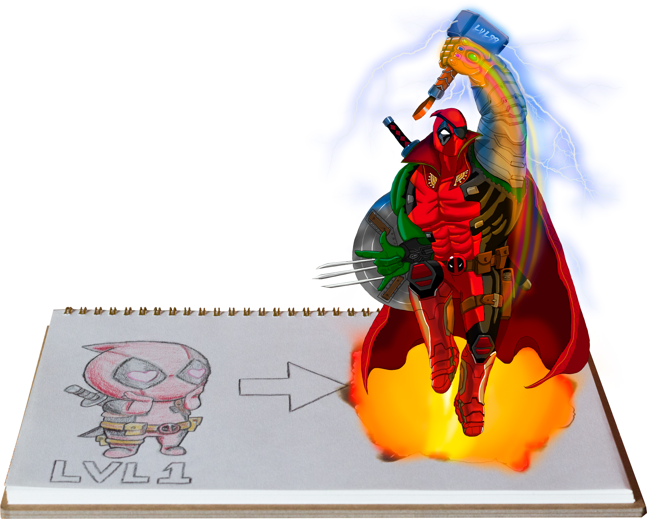 Shoryuken The Fourth Wall (2087x1685), Png Download