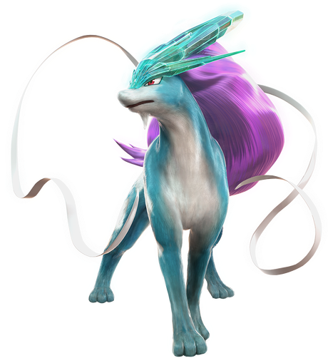 Pokken Suicune (556x626), Png Download