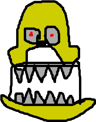 Nightmare Fredbear (1020x608), Png Download
