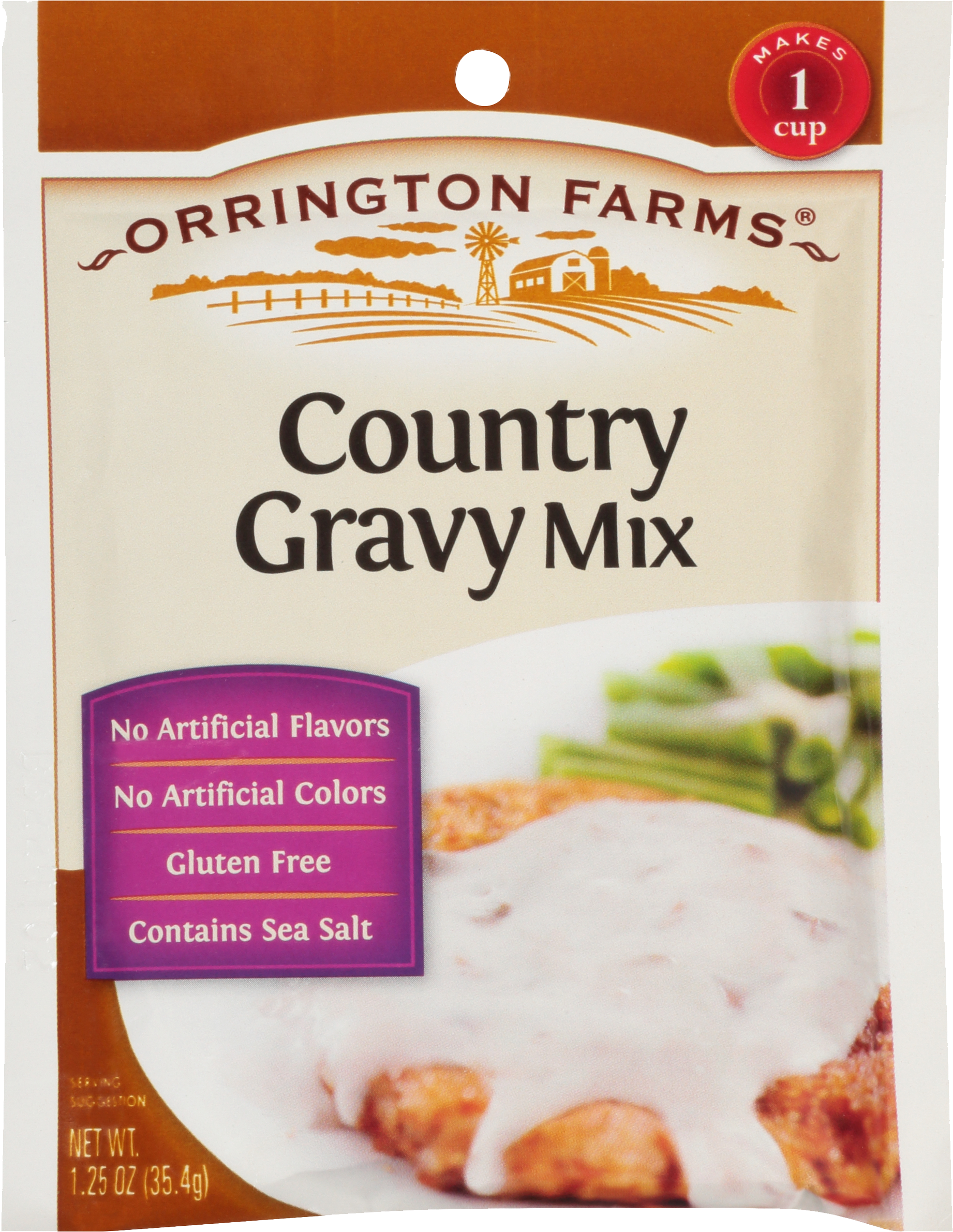 Orrington Farms® Country Gravy Flavored Mix Pouch (2400x2400), Png Download