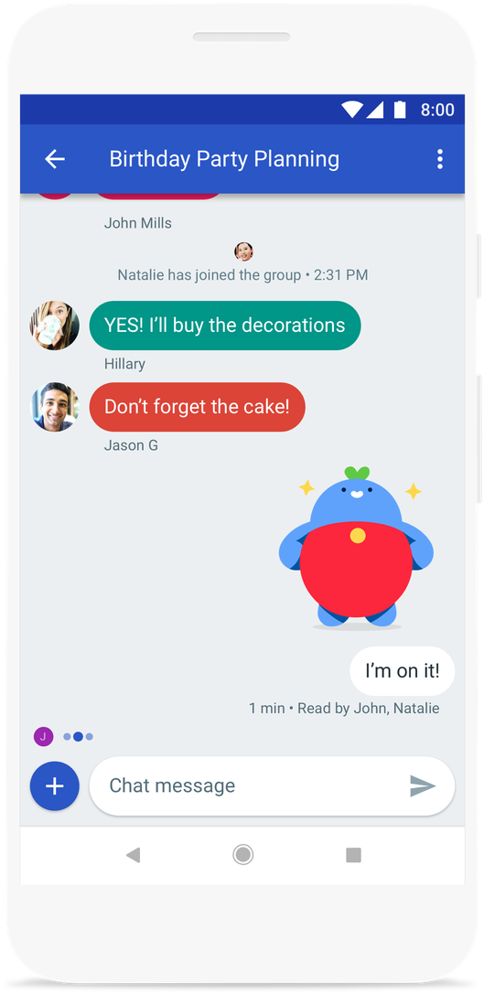 I Use Hangouts To Communicate With My Family, Because (1200x1200), Png Download