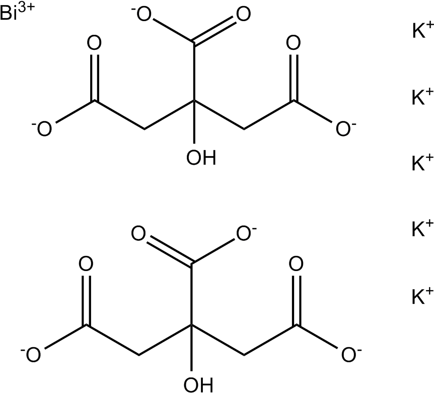 Bismuth Subcitrate Potassium (882x804), Png Download