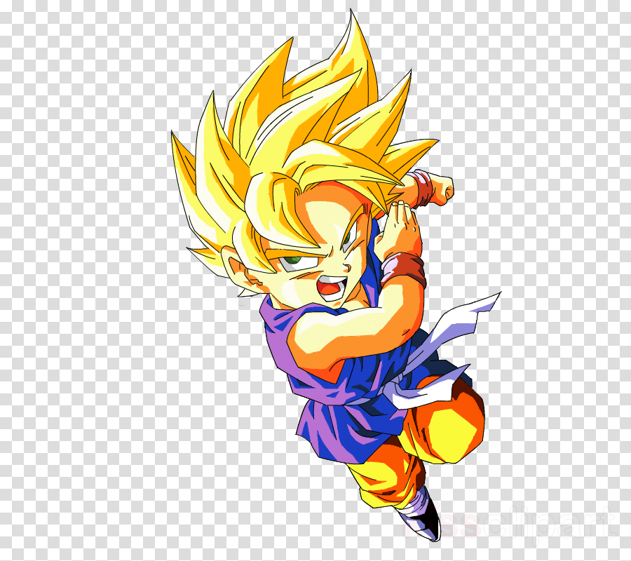 Goku Gt Ssj Png Clipart Goku Trunks Gohan (900x800), Png Download