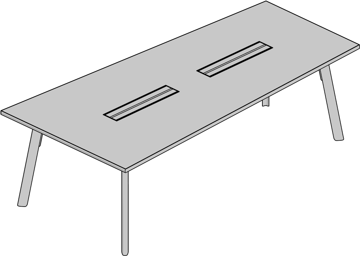 Verlay Sightline Legs Plastic Edge Long Png Steelcase (1200x1200), Png Download