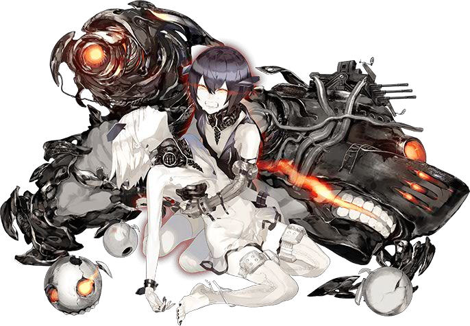 Abyssal Twin Hime And Abyssal Twin Hime Drawn By Akira (686x476), Png Download