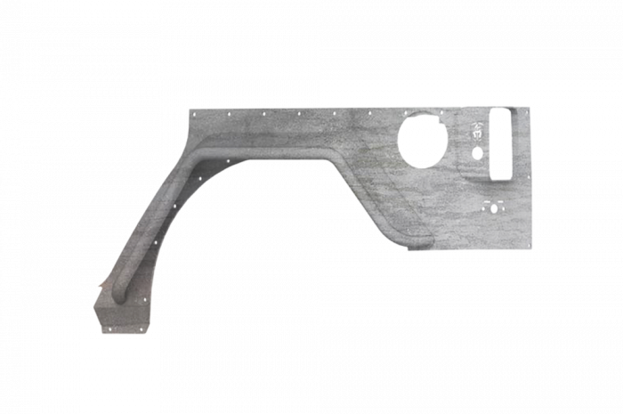Com/defender Jk Body Armor Rear Skin W Flare 4dr Raw (700x465), Png Download
