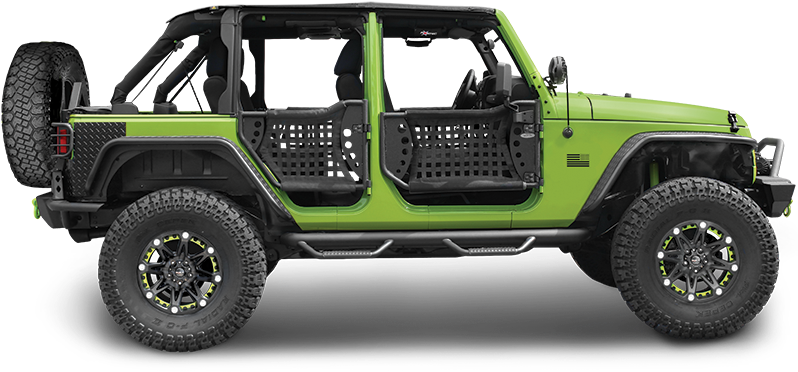 Body Armor Gen Iii Tube Doors For 07-18 Jeep Wrangler (800x600), Png Download