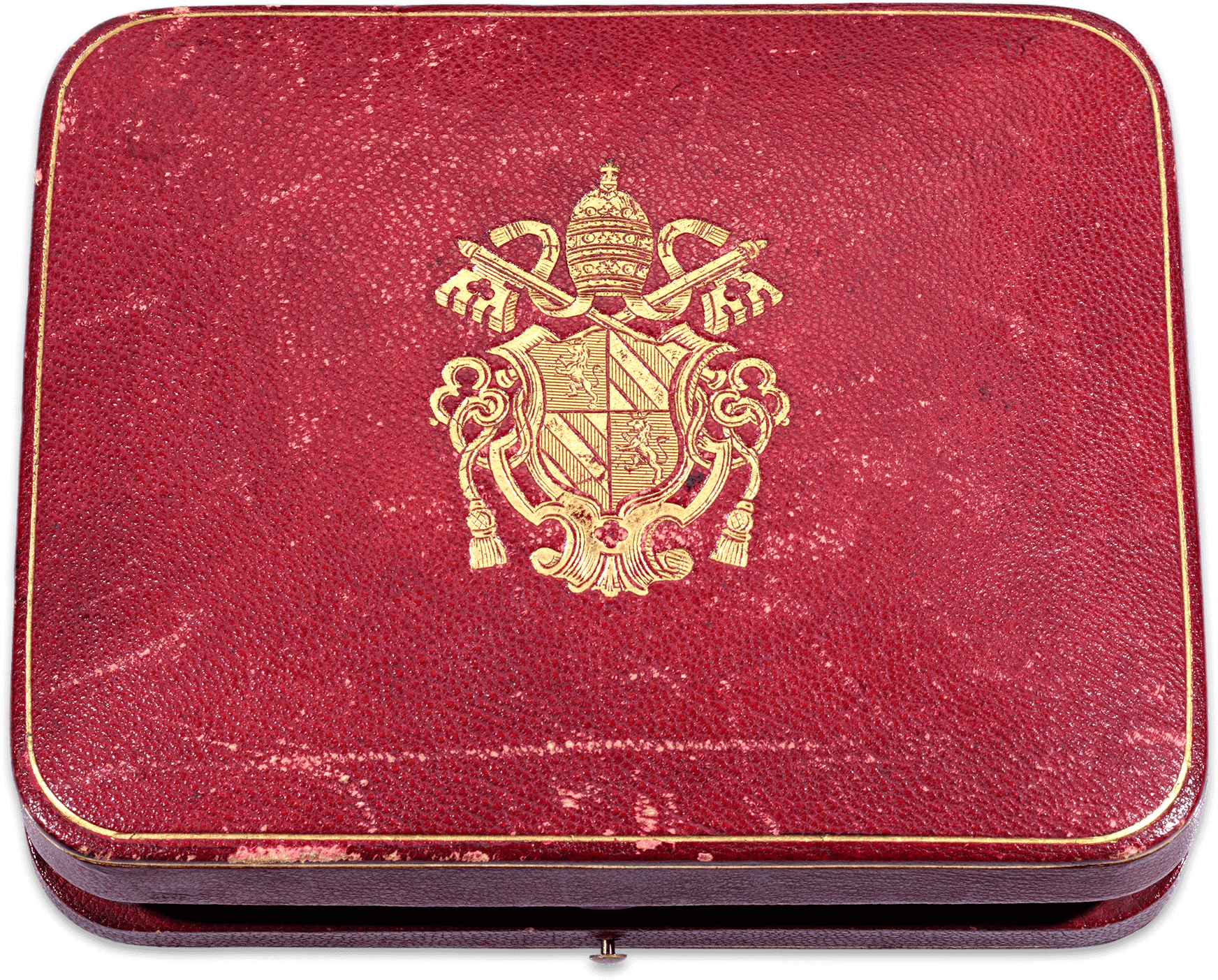 Pope Pius Ix Gold Pocket Watch By Aucoc (2500x2000), Png Download