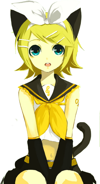 Kagamine Rin Png (453x810), Png Download