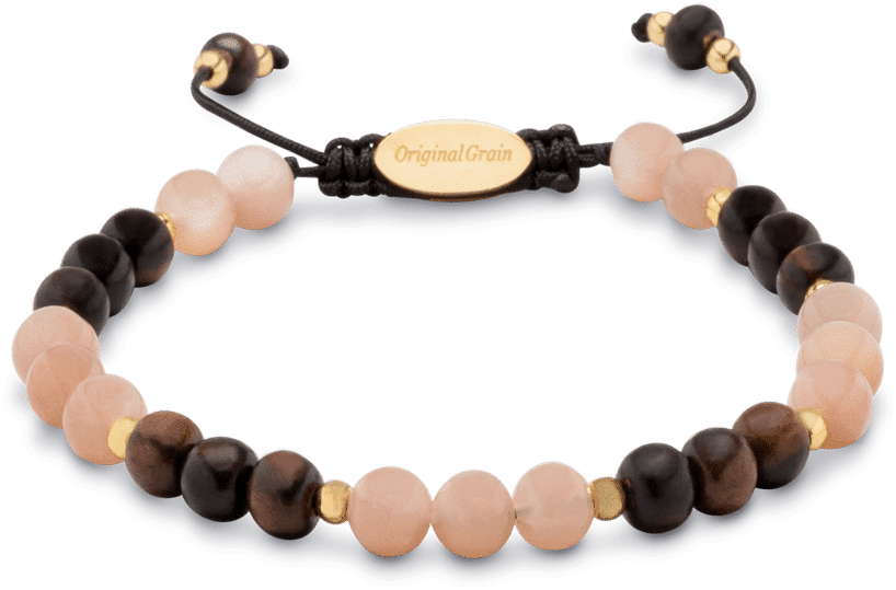 Ebony Moonstone Womens Macrame Bracelet 6mm (1024x1024), Png Download
