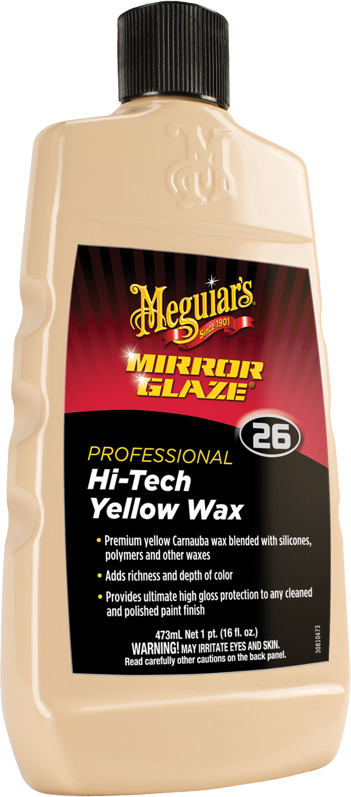 M26 Mirror Glaze® Hi-tech Yellow Wax, 16 Oz (3000x3000), Png Download