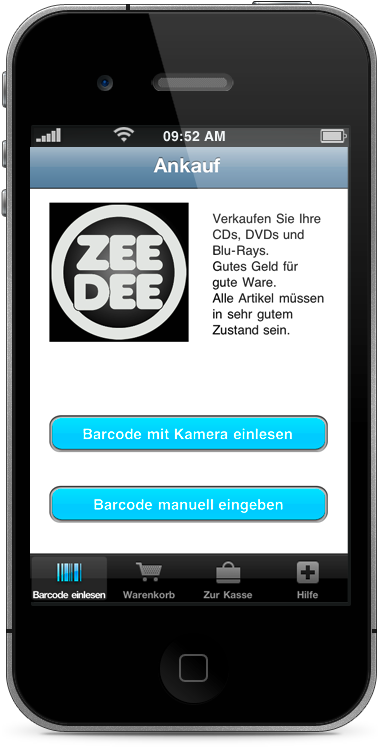 Cd Ankauf App (416x761), Png Download
