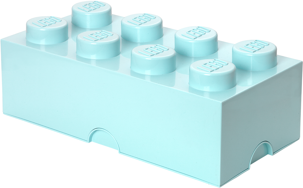 Lego Brick 8 Light Blue, Design By Room Copenhagen (1200x1200), Png Download