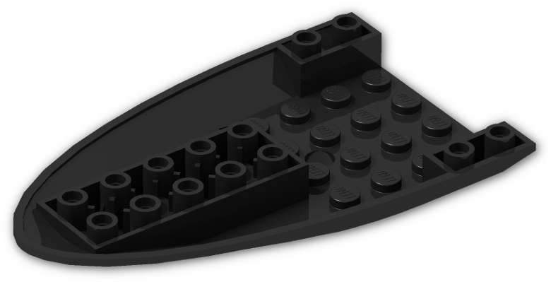 Plane Bottom 6 X 10 X 1 (800x600), Png Download