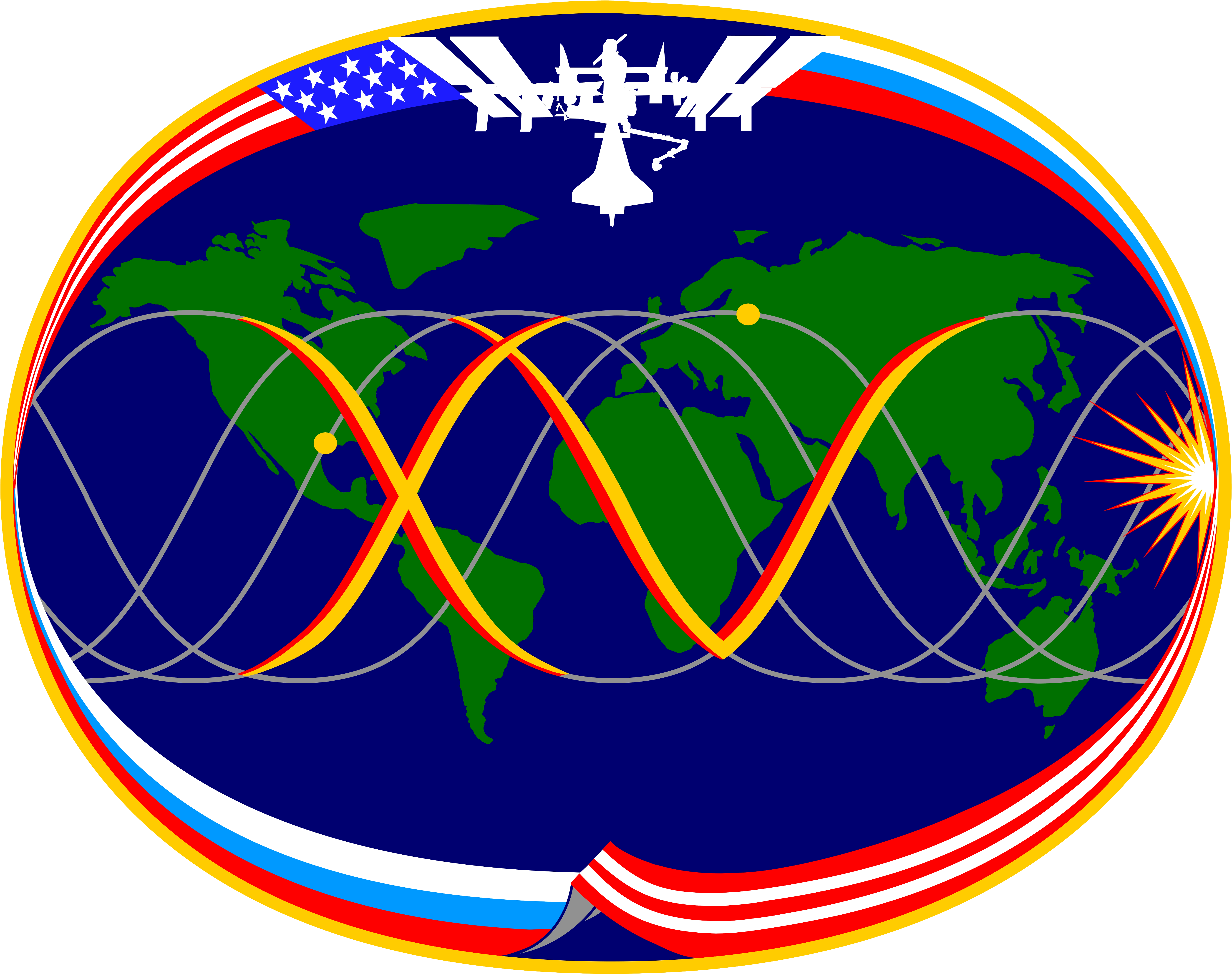 Iss Expedition 15 Patch (5426x4292), Png Download