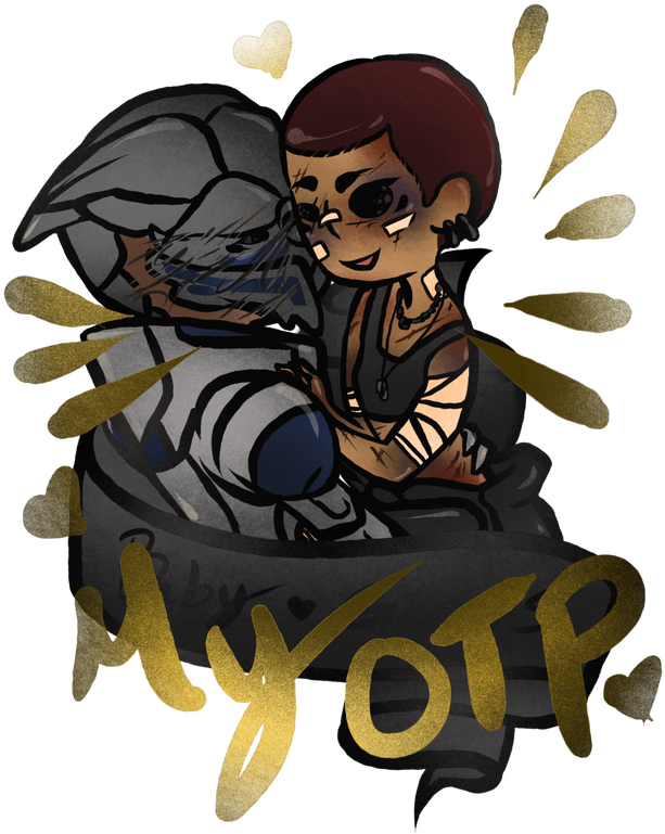 Baby Shep Is My Original Character From Mass Effect, (661x800), Png Download