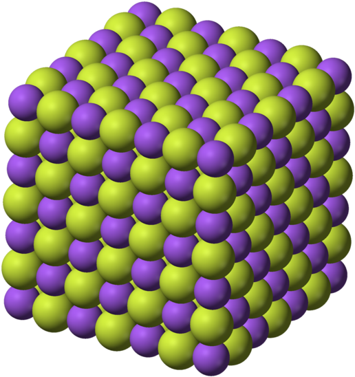 Sodium Fluoride 3d (567x599), Png Download