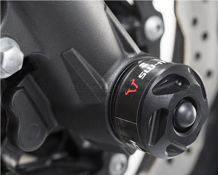 Slider Set For Front Axle Sw Motech Yamaha Mt 09 [13 (750x1000), Png Download