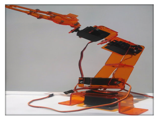 Brazo Robotico De Acrilico No Incluye Servos Mk (636x636), Png Download