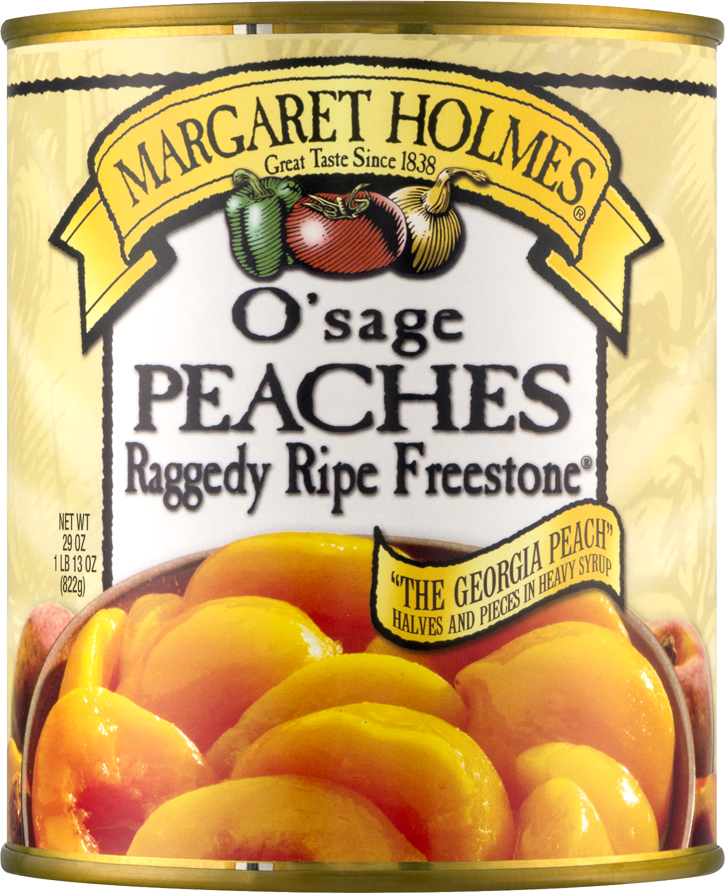 Margaret Holmes O'sage Raggedy Ripe Freestone Peaches, (1800x1800), Png Download
