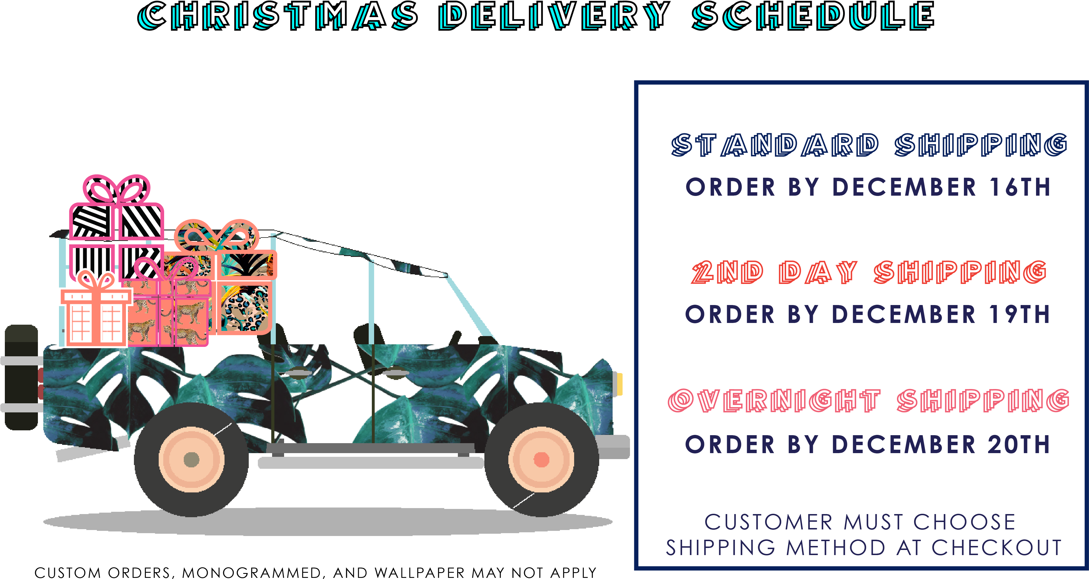Katie Kime Christmas Shipping (4000x2250), Png Download