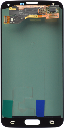 Galaxy S5 G900 Lcd & Screen White Aftermarket Back (650x650), Png Download