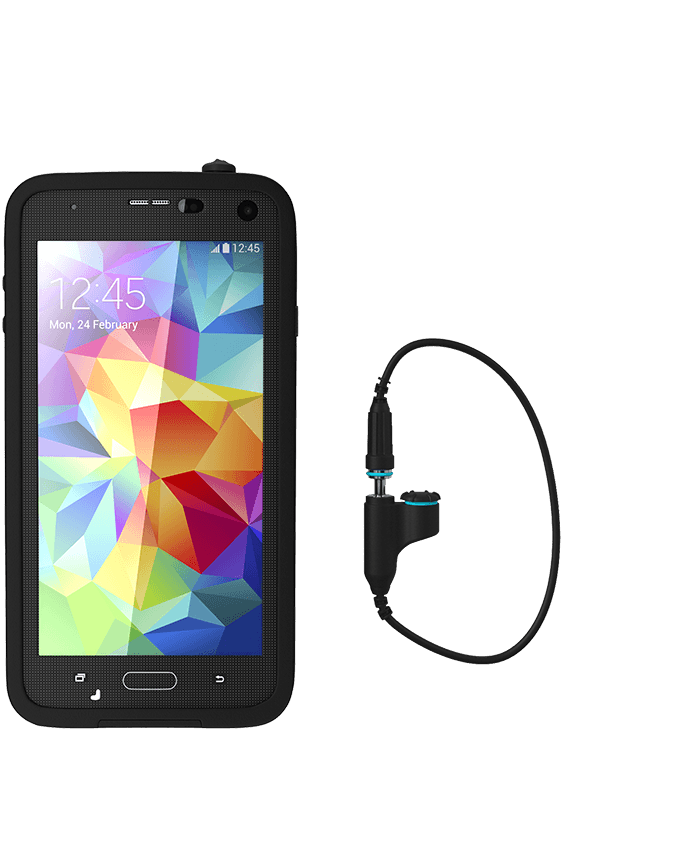 Samsung Galaxy S5 Waterproof Case Ghostek Atomic Black (1000x889), Png Download