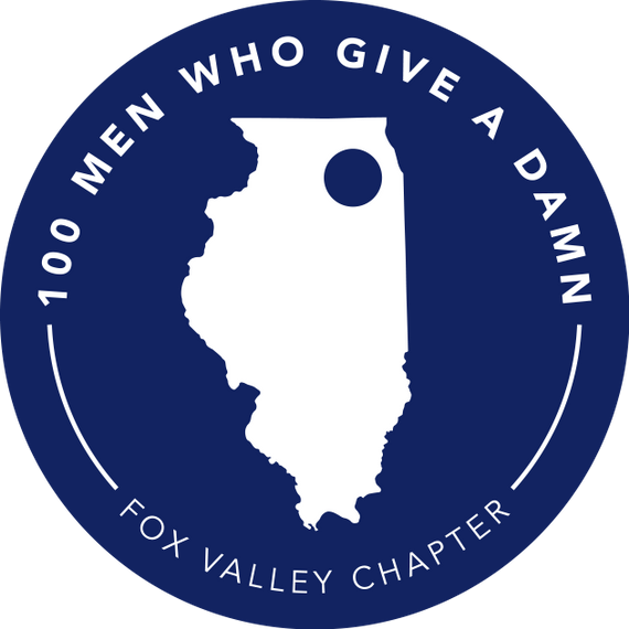 100menwhogiveadamnlogo Navycircle (570x570), Png Download