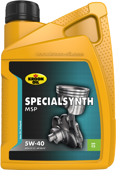 1 L Bottle Kroon Oil Specialsynth Msp 5w (560x560), Png Download