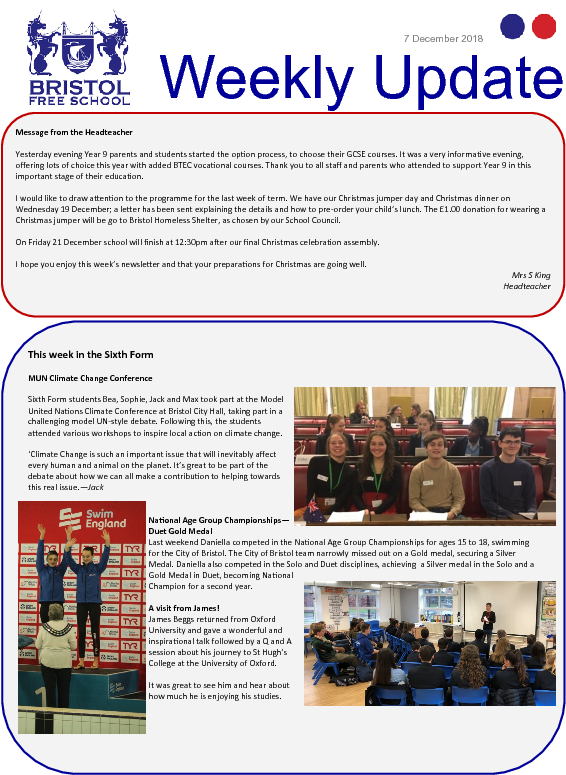 Bfs Newsletter 2018 12 07 (595x842), Png Download