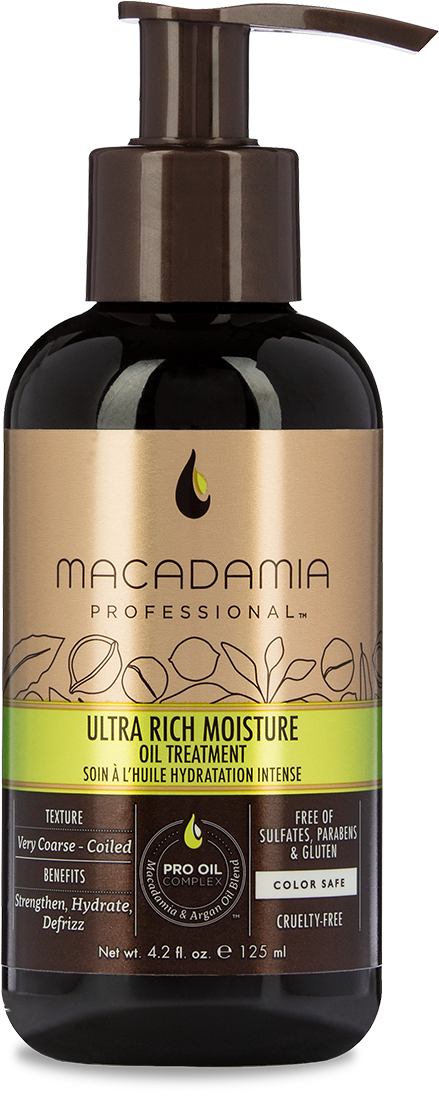 Ultra Rich Moisture Oil Treatment (650x1857), Png Download
