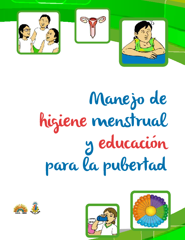 Manejo De Higiene Menstrual Y Educación Para La Pubertad (612x792), Png Download