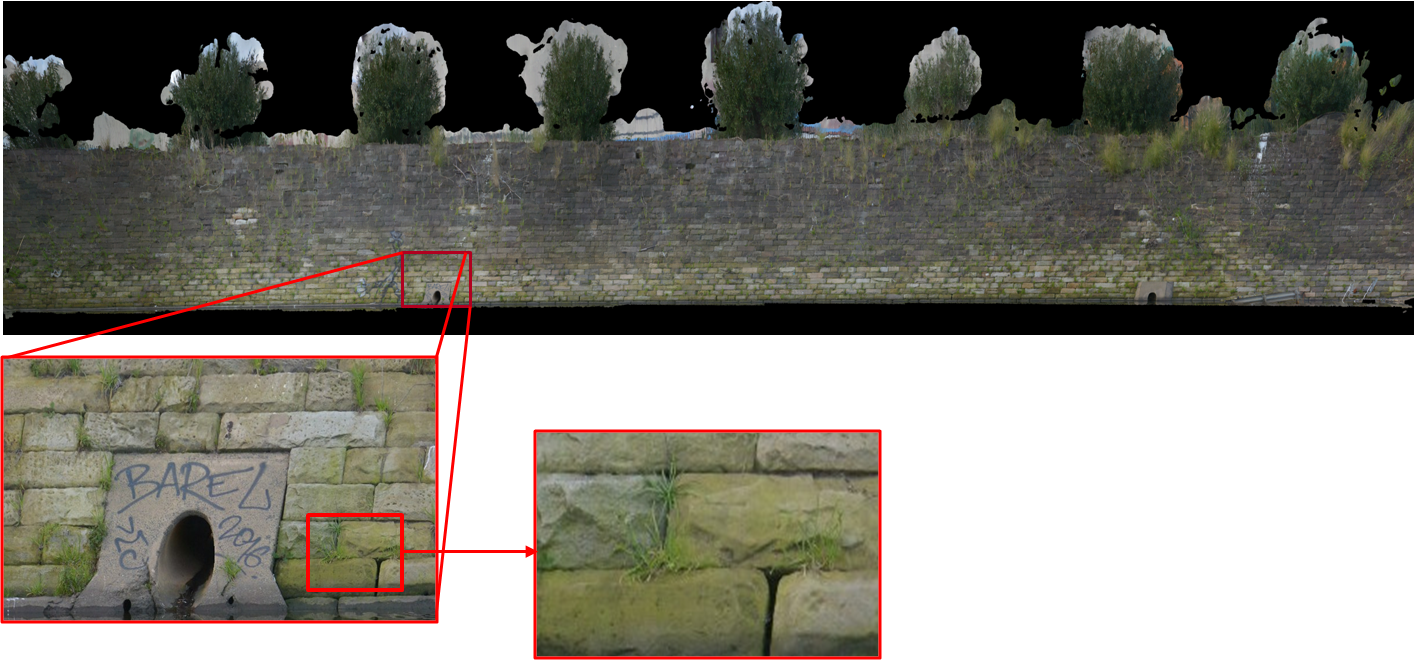 Complete View Of A 75 Meter Wall At The Sydenham Pit (1415x661), Png Download