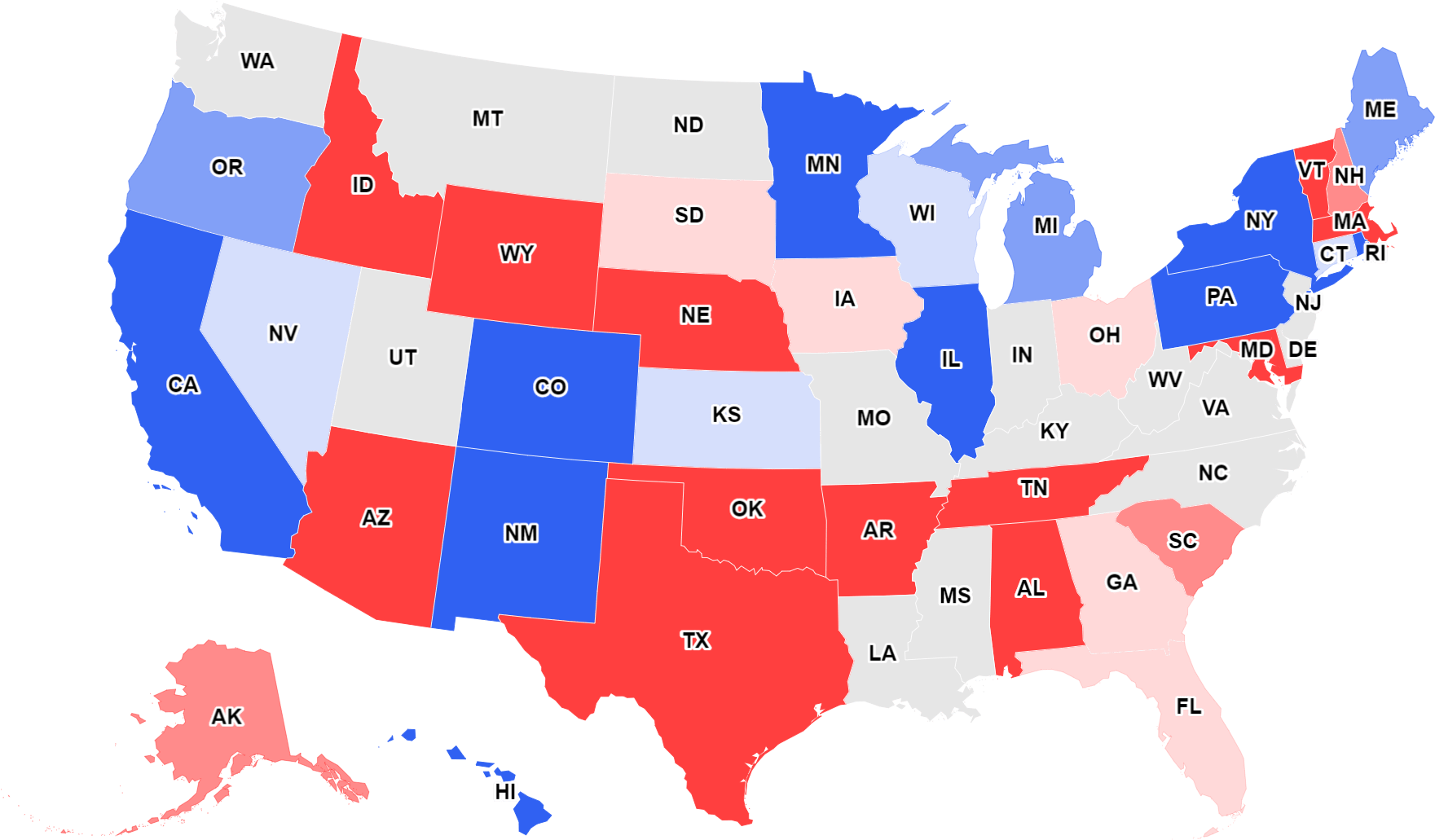 Republican Governors To Defeat (1760x1320), Png Download