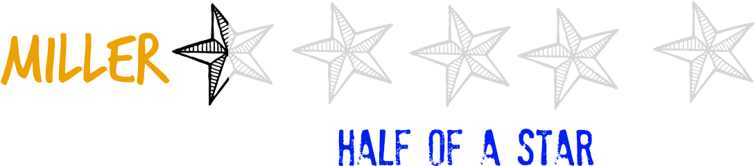 Miller Half Star (1135x330), Png Download