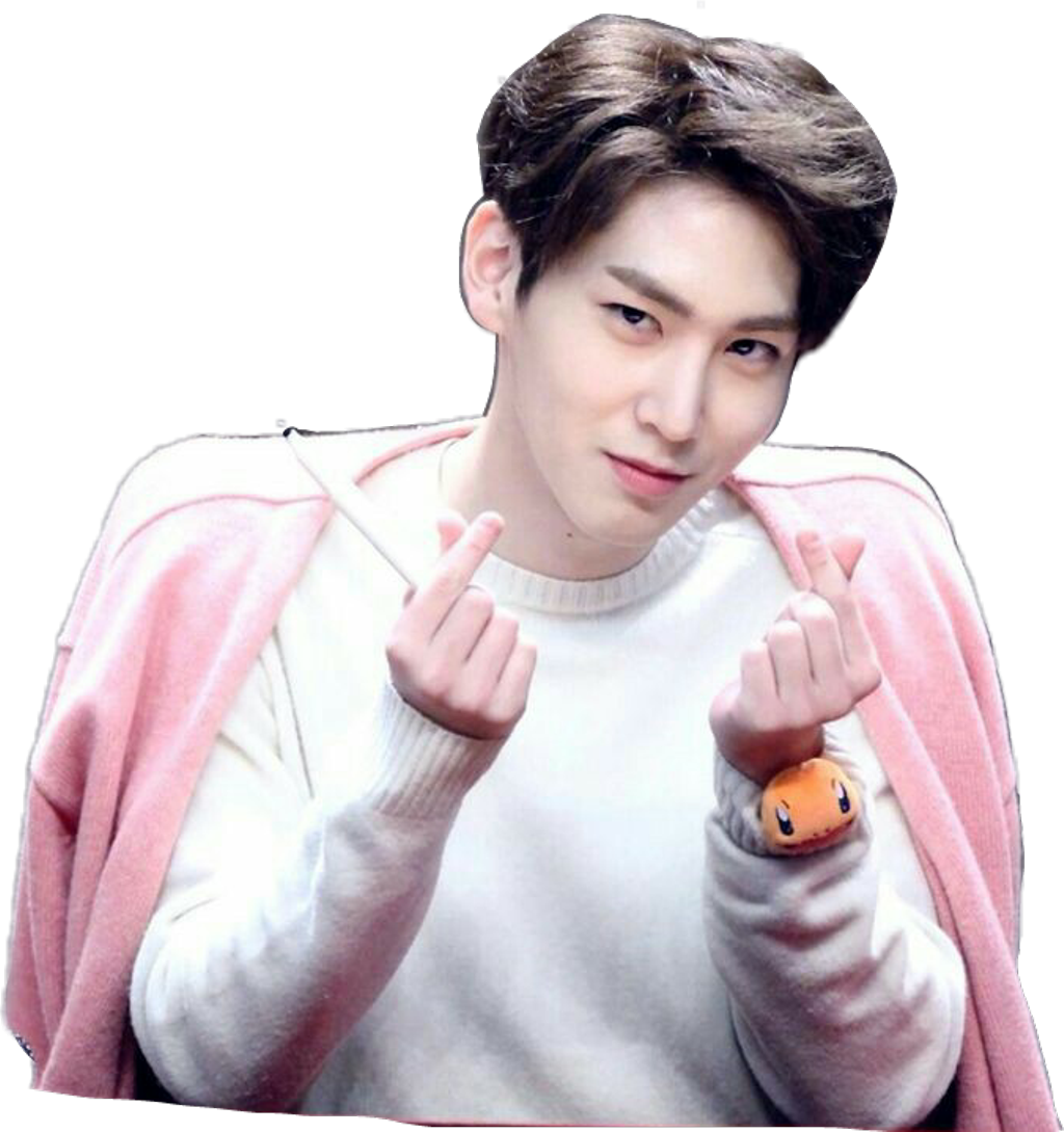 Shinwon Pentagon Shinwonpentagon Pink Cute Kpop Korean (1024x1089), Png Download