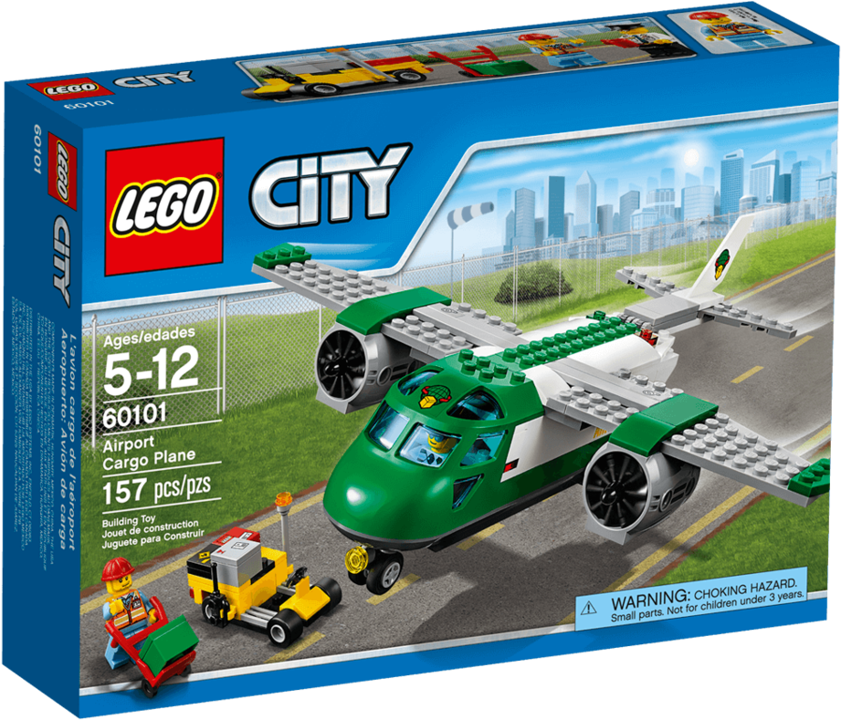 Lego 60101 Airport Cargo Plane (1400x788), Png Download