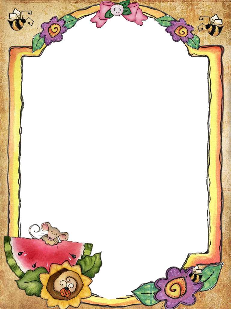 Raton Perez, Borders And Frames, Mice, Letters, Cards, (768x1024), Png Download