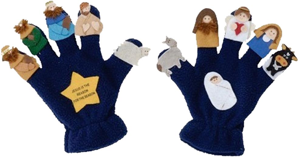 Nativity Puppet Glove Set (1000x1000), Png Download