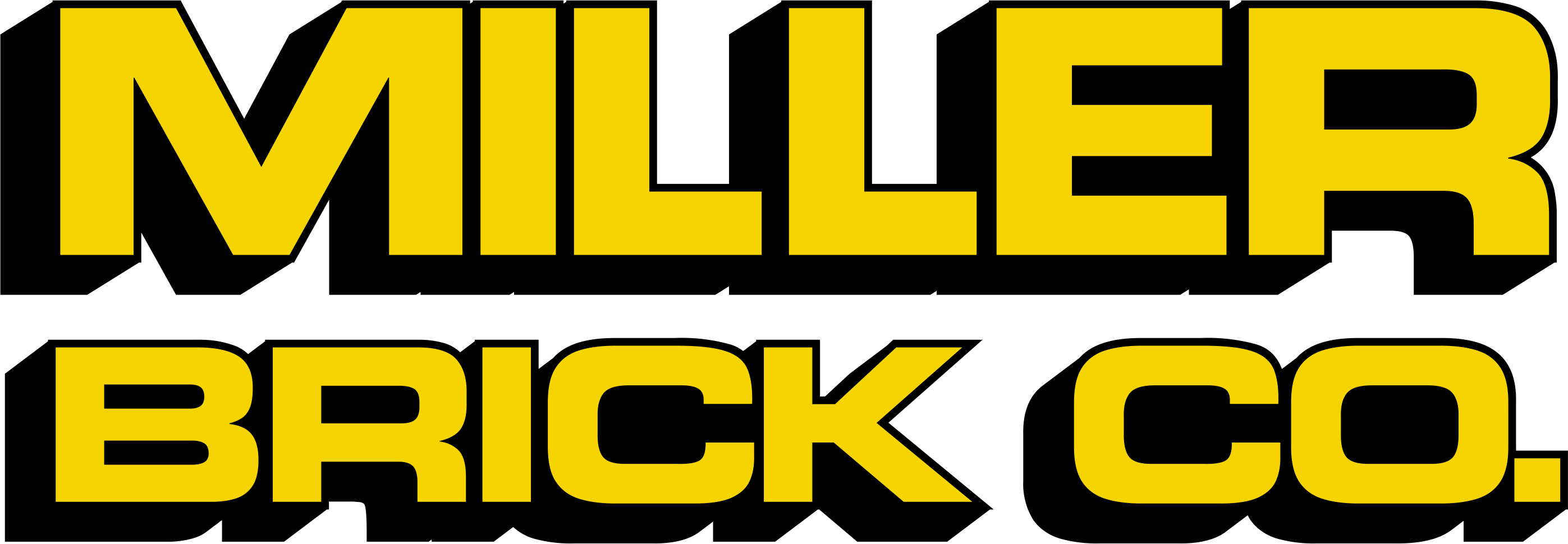 Miller Brick Logo (2794x970), Png Download