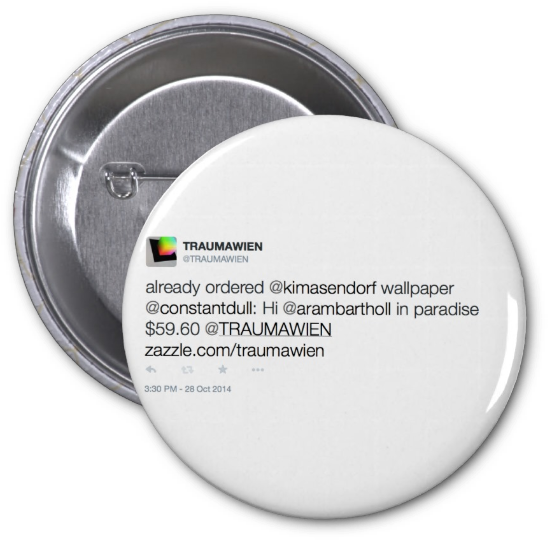 Traumawien Button (703x703), Png Download