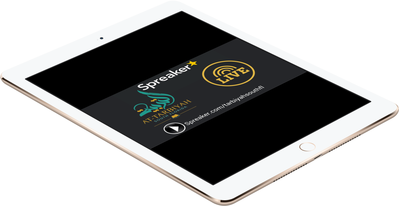 Http Www Spreaker Com Tarbiyahsouthfl Ipadair2 Gold (2000x2000), Png Download