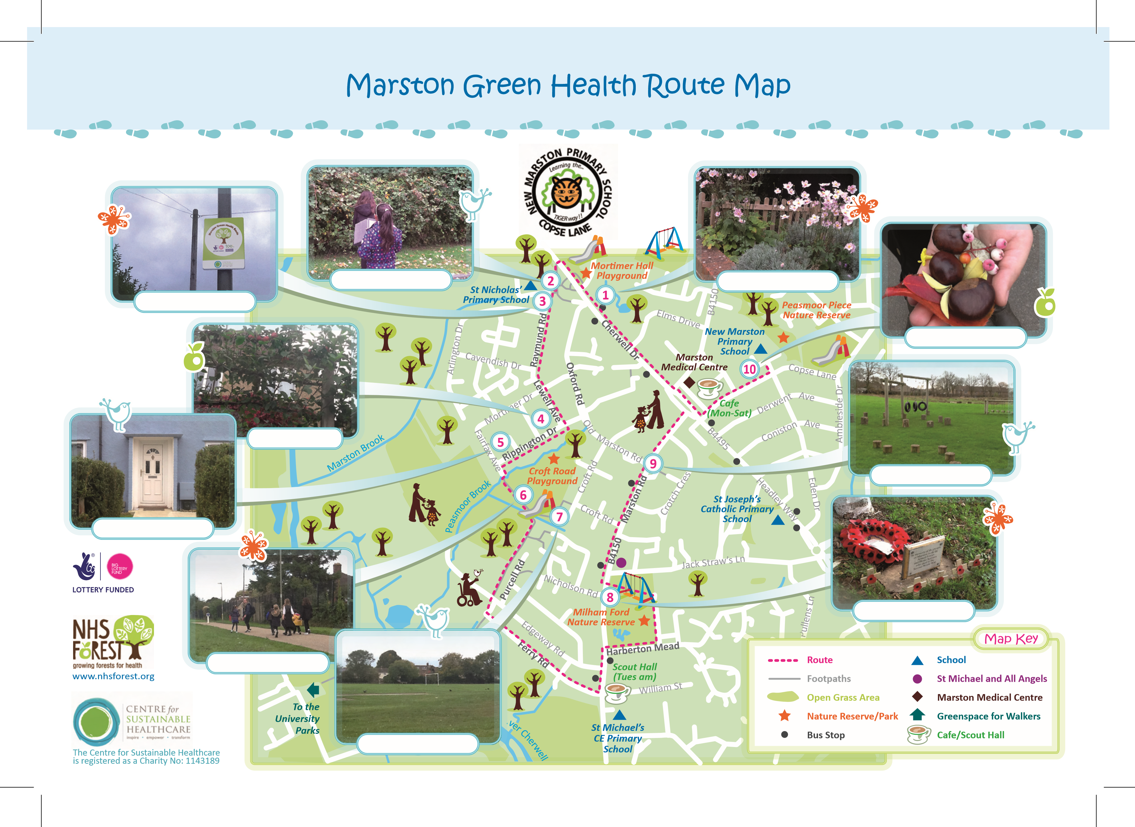 Marston Green Health Route (3774x2750), Png Download